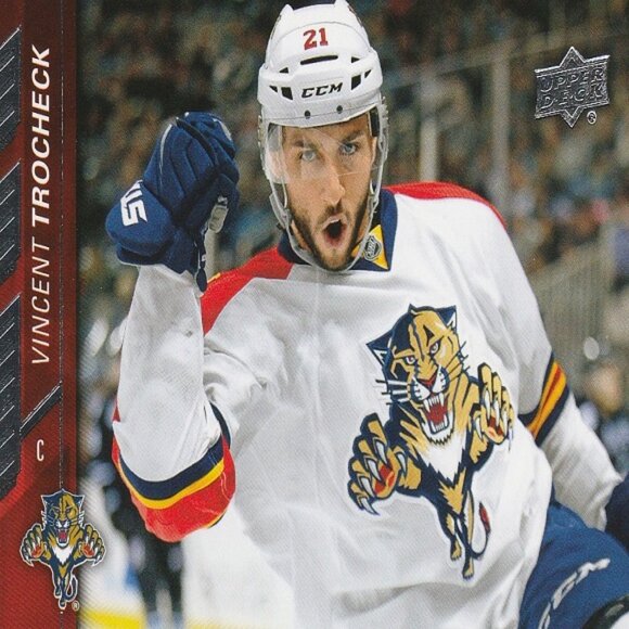 Vincent Trocheck (Florida Panthers) - Lot Of 4 Florida Panthers NHL Hockey Cards - Picture 5 of 5